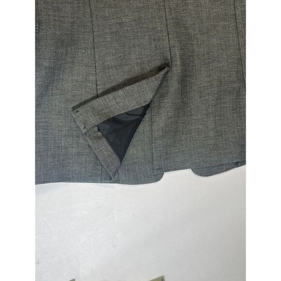 BCBG MaxAzria Womens Blazer Jacket Size XS Gray Black Structured - Picture 10 of 16